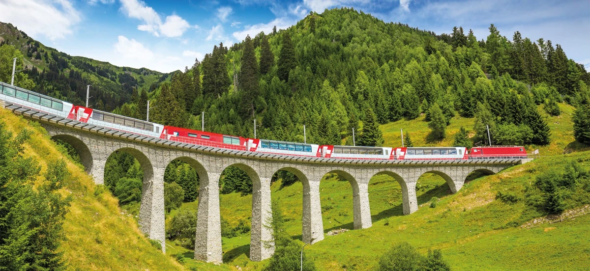 Suiza en el Glacier Express