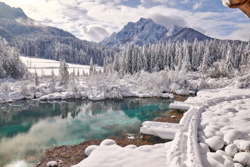 Eslovenia bajo la nieve
